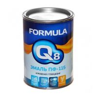 Эмаль ПФ-115 FORMULA Q8 Коричневая 0,9 кг