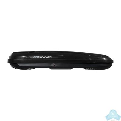 Автобокс COOL BOOM ГЛЯНЕЦ (черный, белый)  390л